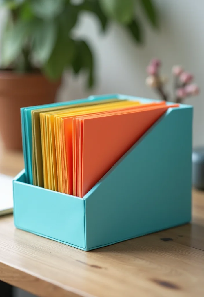 12 Office File Storage Ideas for Efficient Paper Organization 12 12 Office File Storage Ideas for Efficient Paper Organization - 2. Recycled Paper File Folders