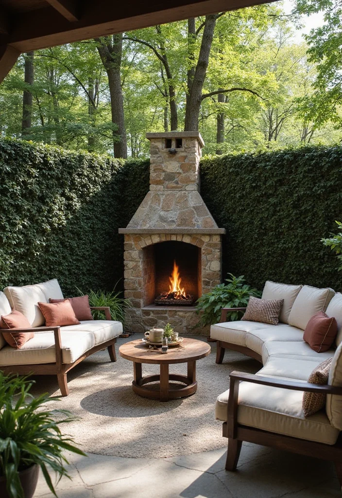 12 Office Fireplace Ideas for Warm Professional Comfort 111 12 Office Fireplace Ideas for Warm Professional Comfort - 11. Outdoor Fireplaces for Open Offices