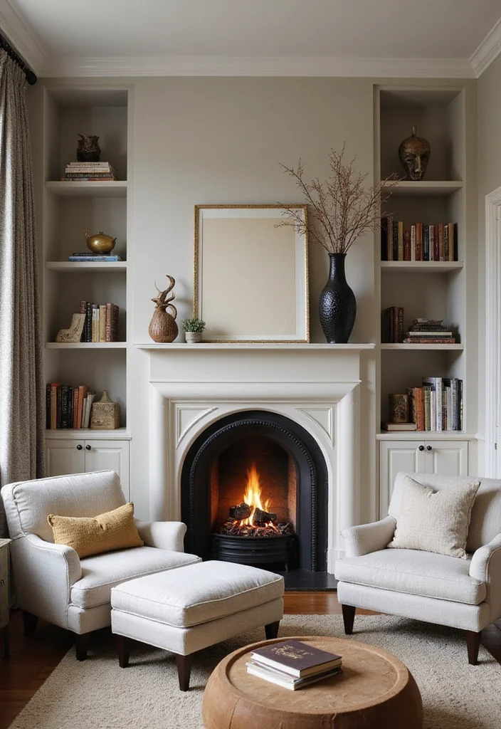 12 Office Fireplace Ideas for Warm Professional Comfort 34 12 Office Fireplace Ideas for Warm Professional Comfort - 4. Corner Fireplaces for Cozy Nooks