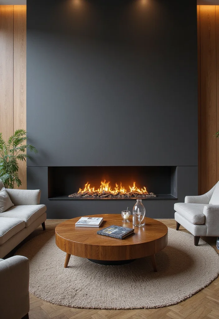 12 Office Fireplace Ideas for Warm Professional Comfort 67 12 Office Fireplace Ideas for Warm Professional Comfort - 7. Gas Fireplaces for Professional Style