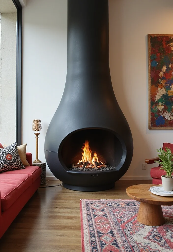 12 Propane Fireplace Ideas for Efficient Convenient Heat 100 12 Propane Fireplace Ideas for Efficient Convenient Heat - 10. Artistic Propane Fireplaces