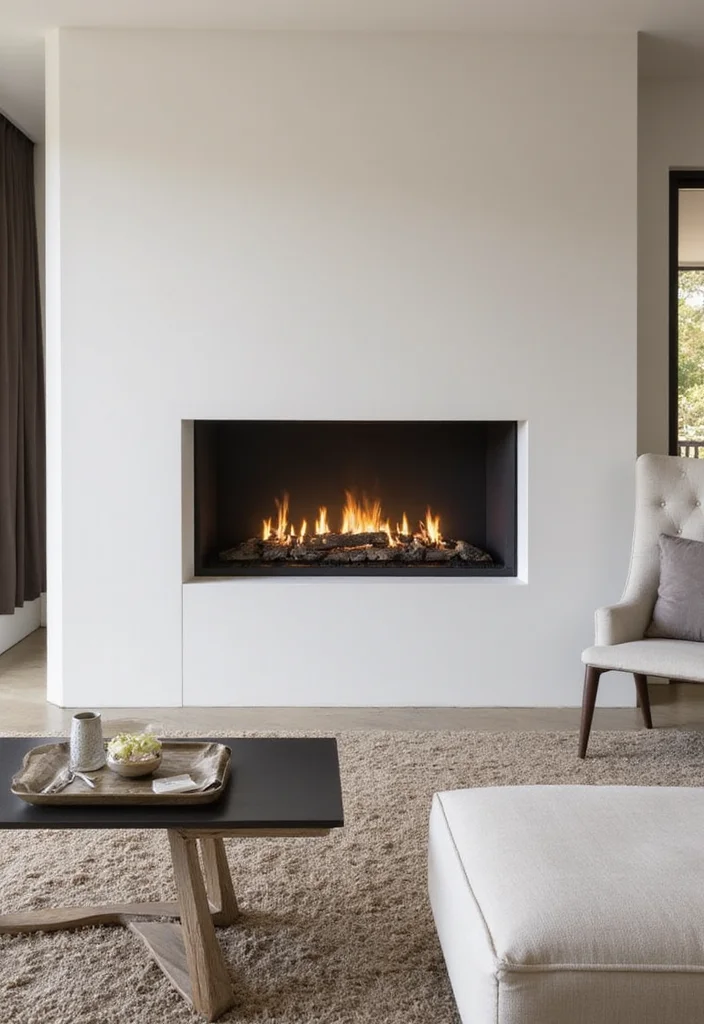 12 Propane Fireplace Ideas for Efficient Convenient Heat 122 12 Propane Fireplace Ideas for Efficient Convenient Heat - 12. Minimalist Propane Fireplaces