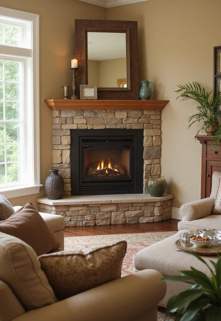 12 Propane Fireplace Ideas for Efficient Convenient Heat 89 12 Propane Fireplace Ideas for Efficient Convenient Heat - 9. Stylish Corner Fireplaces