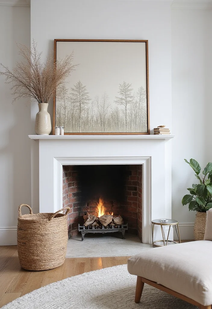 12 Scandinavian Fireplace Ideas for Minimal Warm Texture 107 12 Scandinavian Fireplace Ideas for Minimal Warm Texture - 11. Decorative Fireplace Screens