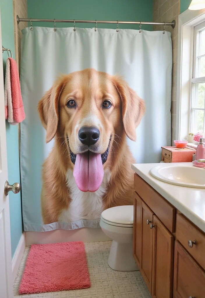 12 Shower With Curtain Ideas for Simple Practical Layouts 81 12 Shower With Curtain Ideas for Simple Practical Layouts - 9. Personalized Shower Curtains