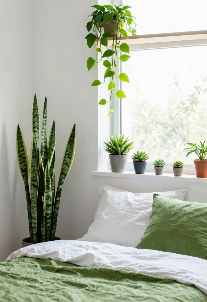 12 Small Bedroom Ideas for Men That Feel Stylish and Practical 10 12 Small Bedroom Ideas for Men That Feel Stylish and Practical 10. Plants and Greenery 0