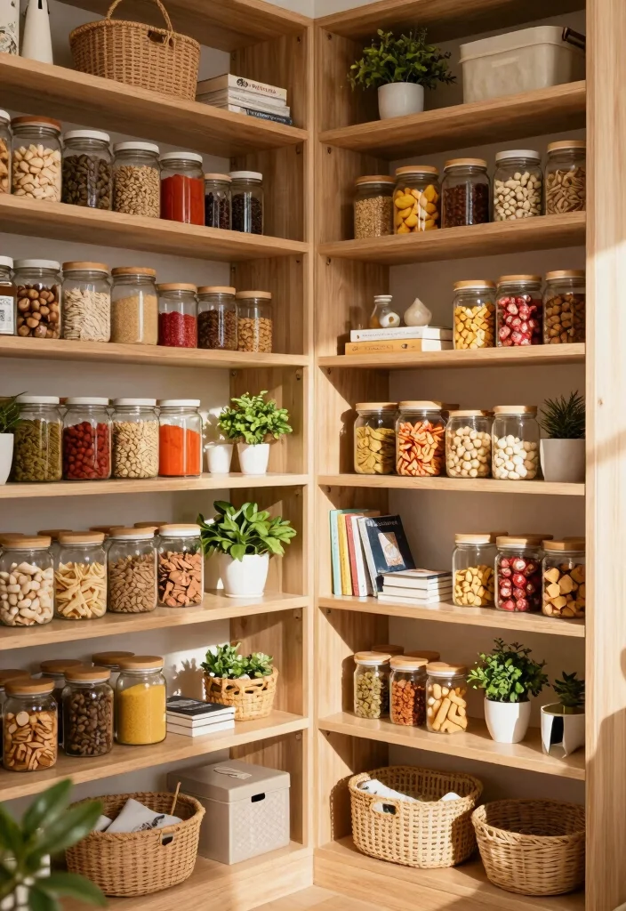 12 Small Kitchen Pantry Ideas That Improve Everyday Storage - 1. Open Shelving for Easy Access 1