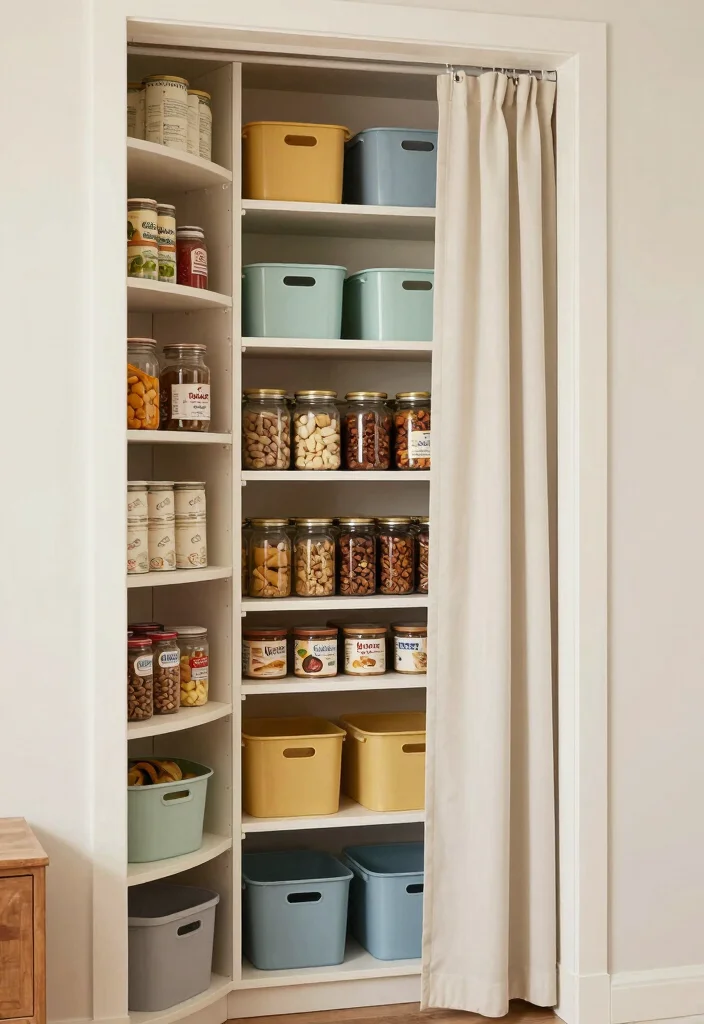 12 Small Kitchen Pantry Ideas That Improve Everyday Storage - 5. Convert a Closet Into a Pantry 1