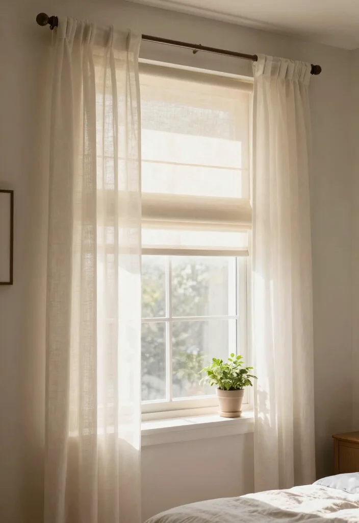 12 Small Space Bedroom Ideas for Men with Smart Layout Tips 10. Choose Functional Window Treatments 0