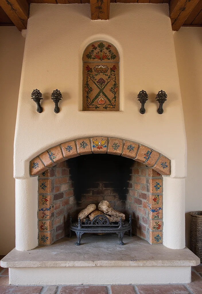 12 Spanish Fireplace Ideas for Bold Rustic Mediterranean Style 34 12 Spanish Fireplace Ideas for Bold Rustic Mediterranean Style - 4. Spanish Arches
