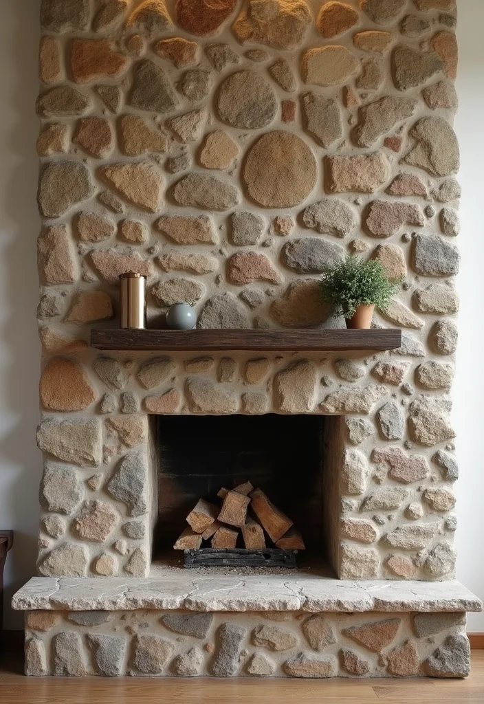 12 Spanish Fireplace Ideas for Bold Rustic Mediterranean Style 45 12 Spanish Fireplace Ideas for Bold Rustic Mediterranean Style - 5. Textured Stone Surrounds