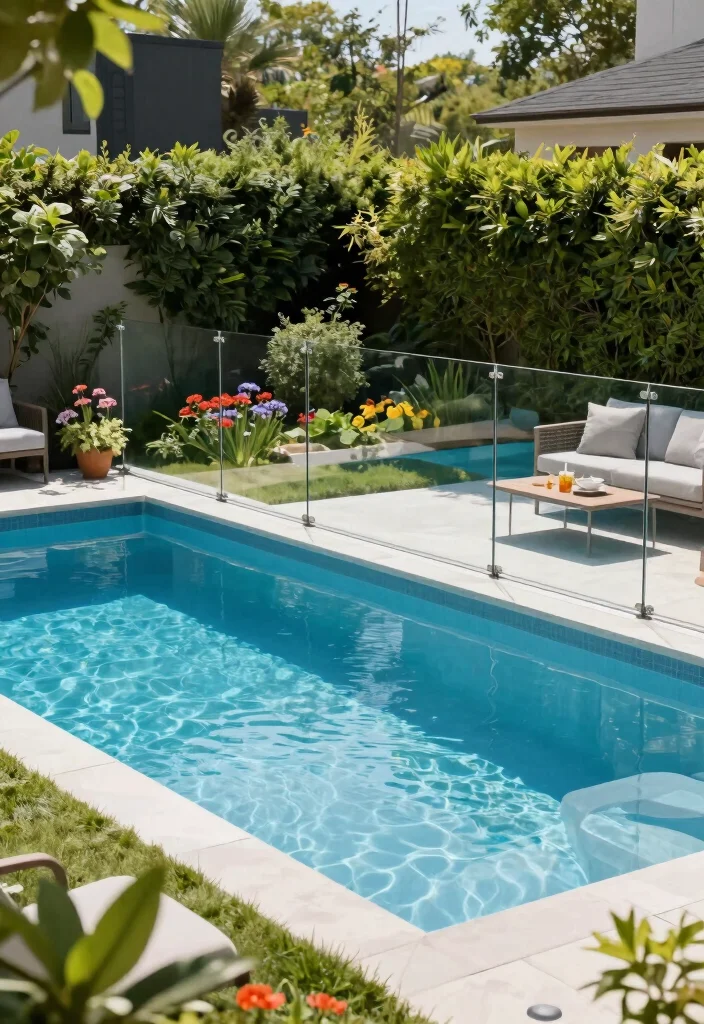 12 Swimming Pool Fence Ideas That Are Safe and Stylish 1. Glass Pool Fencing 0