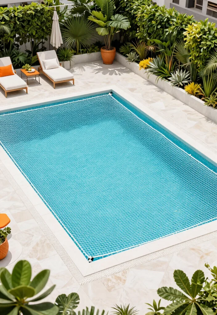 12 Swimming Pool Fence Ideas That Are Safe and Stylish 7. Pool Safety Nets 0