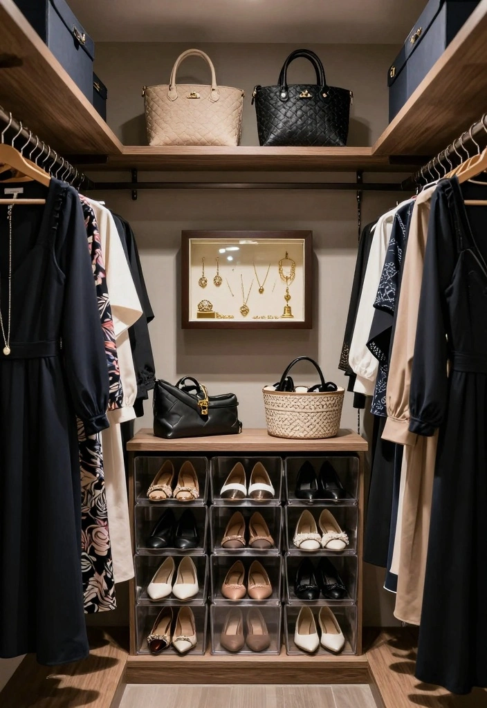 12 Walk In Closet Organization Ideas for a Clean and Functional Space 1. Create Zones for Easy Access 0