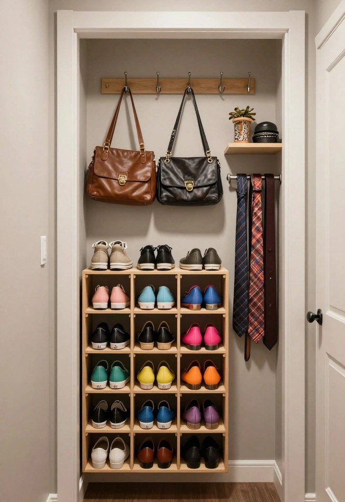 12 Walk In Closet Organization Ideas for a Clean and Functional Space 5. Utilize Door Space for Additional Storage 0