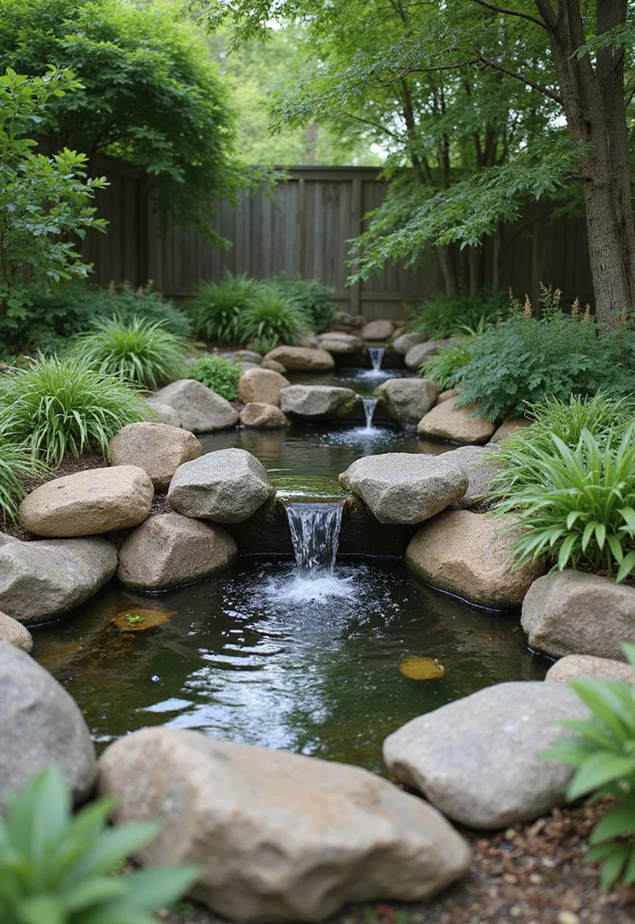 12 Walkout Basement Landscaping Ideas for Seamless Outdoor Flow 34 12 Walkout Basement Landscaping Ideas for Seamless Outdoor Flow - 4. Water Features for Serenity