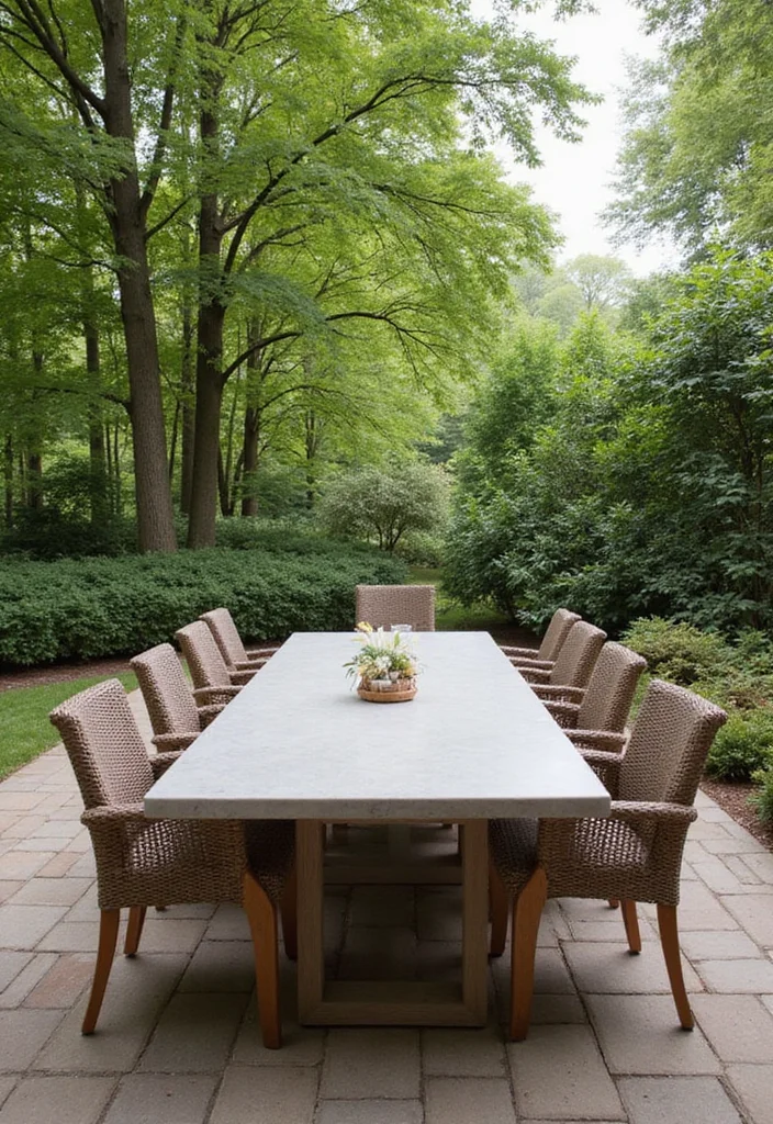 12 Walkout Basement Landscaping Ideas for Seamless Outdoor Flow 89 12 Walkout Basement Landscaping Ideas for Seamless Outdoor Flow - 9. Outdoor Dining Areas