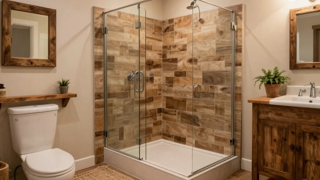 12 Wood Tile Shower Ideas for a Warm Natural Feel