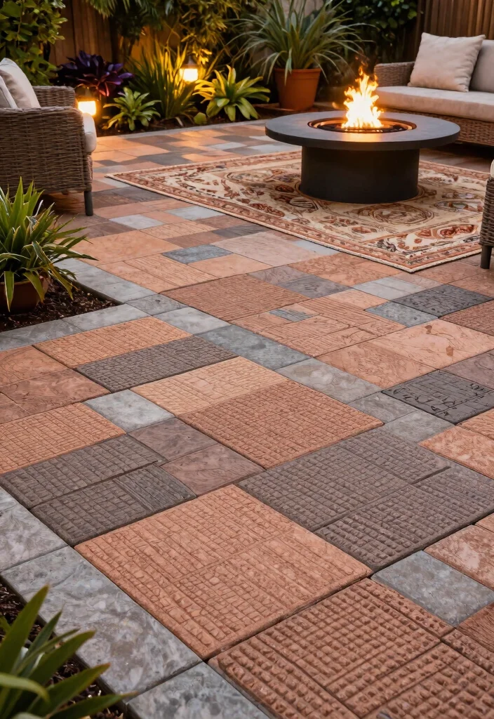 14 Backyard Paver Patio Ideas for Stylish Outdoor Living 100 14 Backyard Paver Patio Ideas for Stylish Outdoor Living - 10. Textured Pavers for Grip 1