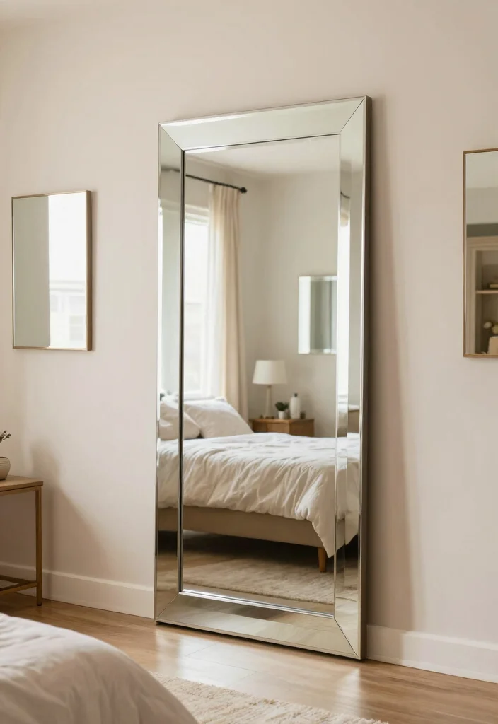14 Cool Bedroom Ideas for Men That Feel Modern and Personal 10. The Power of Mirrors 0