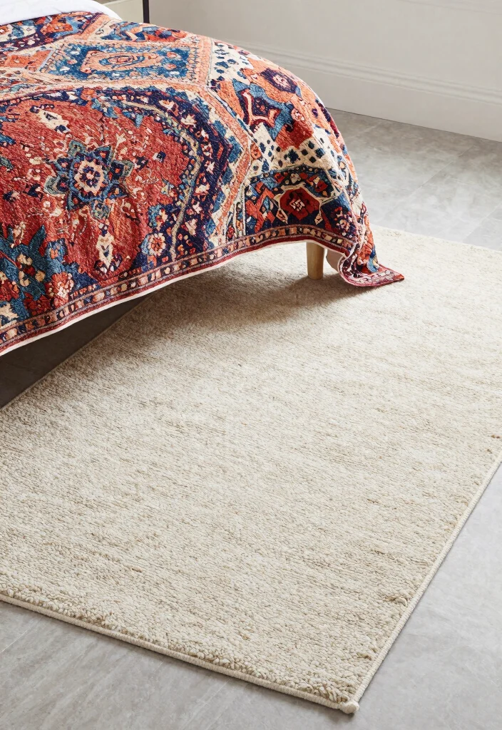 14 Cool Bedroom Ideas for Men That Feel Modern and Personal 11. Rug Layering for Style 0