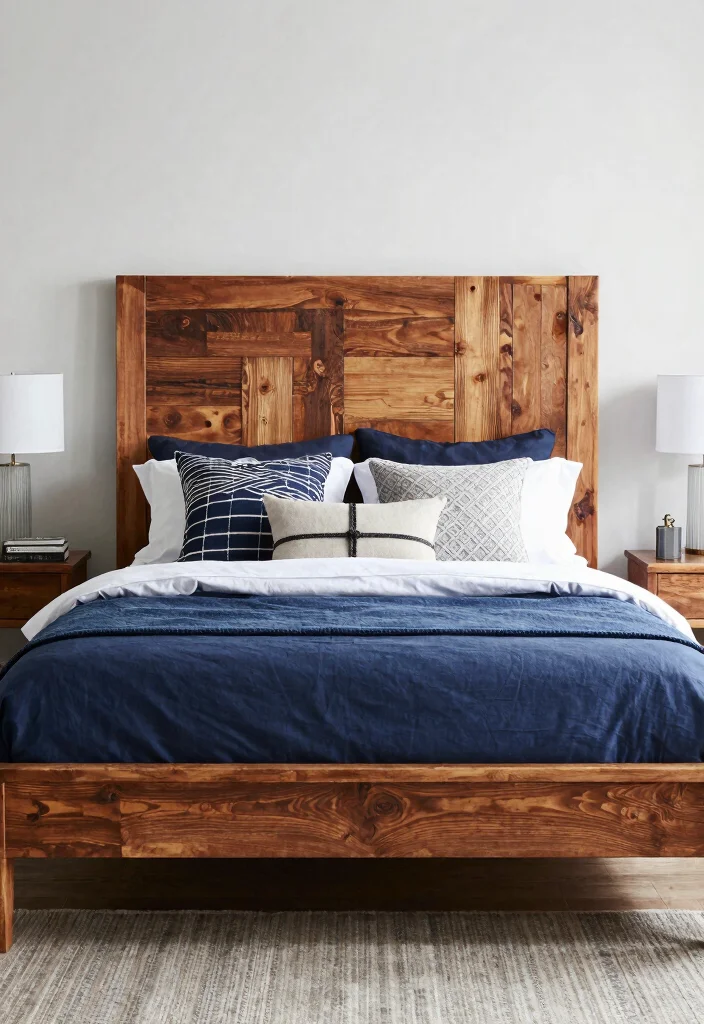 14 Cool Bedroom Ideas for Men That Feel Modern and Personal 12. A Bed That Stands Out 0