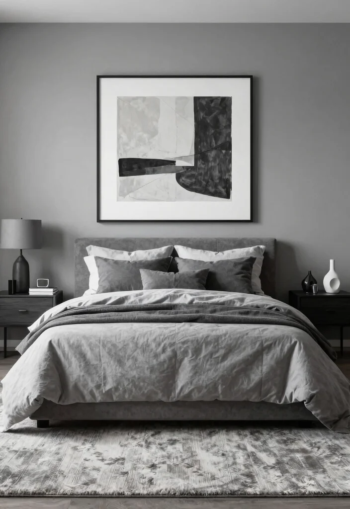 14 Cool Bedroom Ideas for Men That Feel Modern and Personal 3. Monochromatic Color Schemes 0