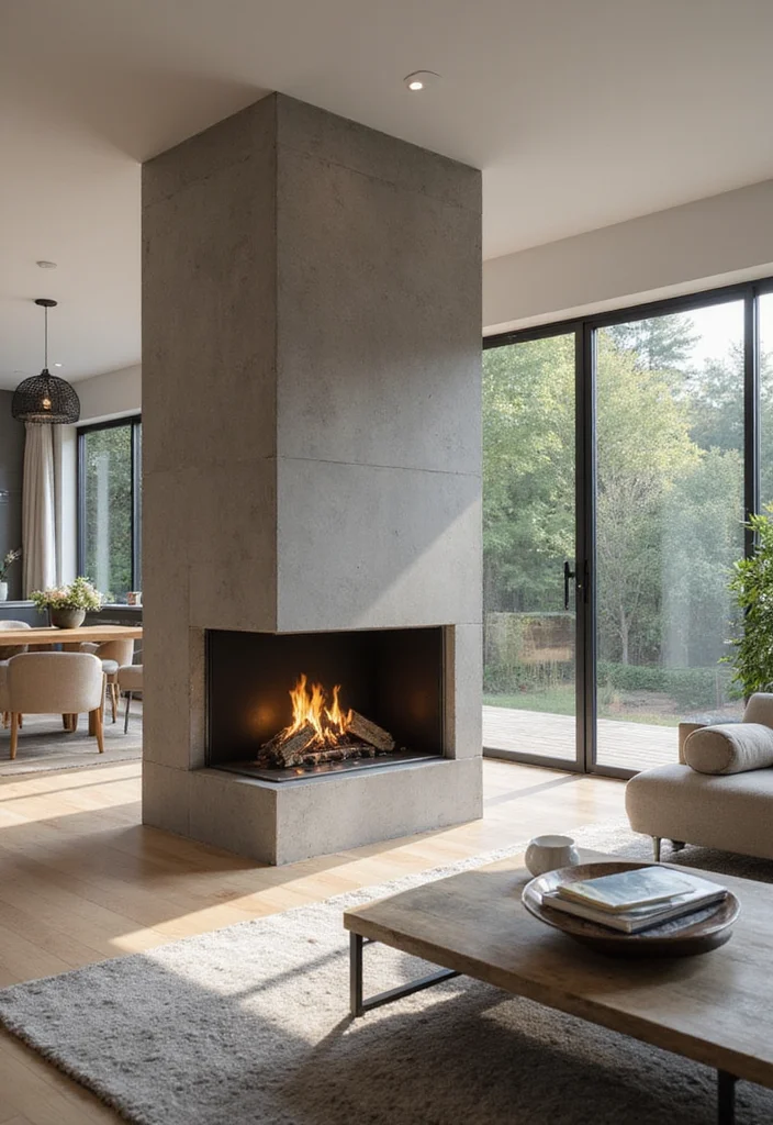 14 Gas Fireplace Wall Ideas for Clean Modern Warmth 111 14 Gas Fireplace Wall Ideas for Clean Modern Warmth - 11. Multi-functional Fireplaces