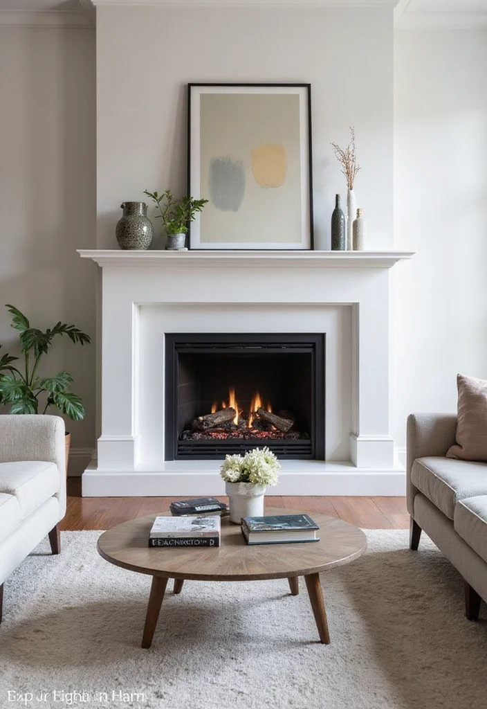 14 Gas Fireplace Wall Ideas for Clean Modern Warmth 144 14 Gas Fireplace Wall Ideas for Clean Modern Warmth - 14. Statement Mantels