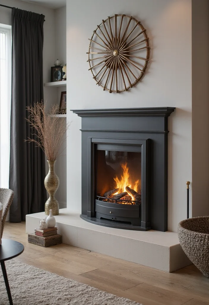 14 Gas Fireplace Wall Ideas for Clean Modern Warmth 89 14 Gas Fireplace Wall Ideas for Clean Modern Warmth - 9. Glass Surrounds