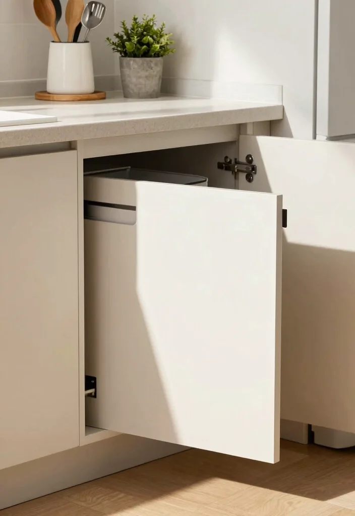 14 Pantry Ideas for Small Kitchens That Stay Organized 10. Hidden Trash Solutions 0