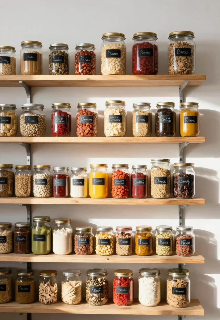 14 Pantry Ideas for Small Kitchens That Stay Organized 5. Tiered Shelving 0