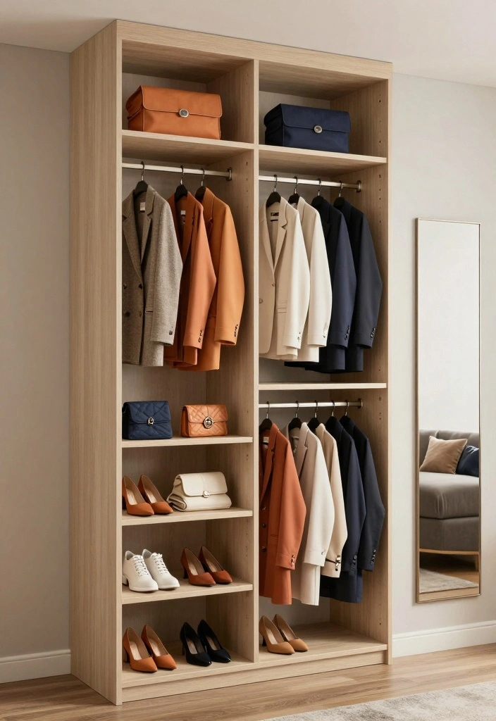 14 Small Closet Organization Ideas That Maximize Every Inch 100 14 Small Closet Organization Ideas That Maximize Every Inch - 10. The Power of Color Coordination 1