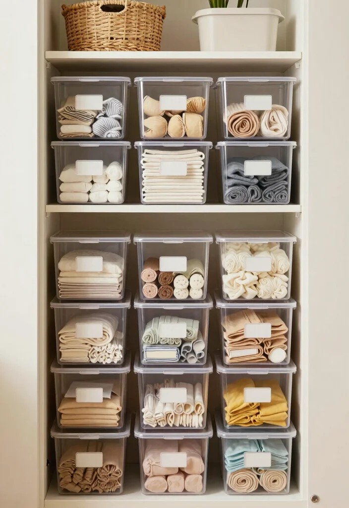 14 Small Closet Organization Ideas That Maximize Every Inch 23 14 Small Closet Organization Ideas That Maximize Every Inch - 3. Stackable Bins for Versatile Storage 1