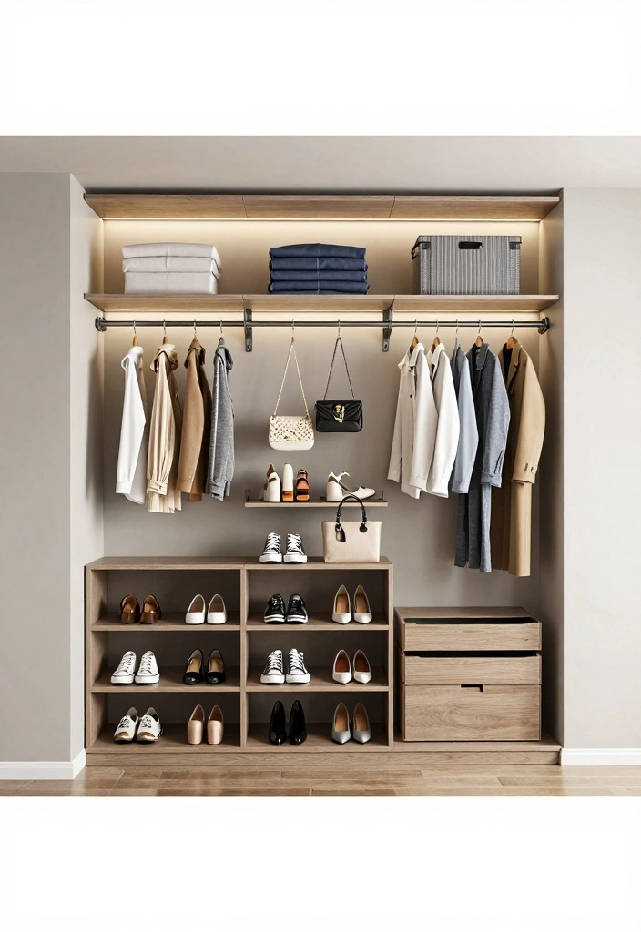 14 Small Closet Organization Ideas That Maximize Every Inch 89 14 Small Closet Organization Ideas That Maximize Every Inch - 9. Create Customizable Closet Systems 1