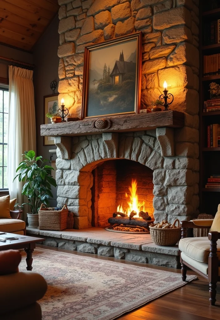 14 Stone and Wood Fireplace Ideas for Natural Cozy Balance 155 14 Stone and Wood Fireplace Ideas for Natural Cozy Balance - Conclusion