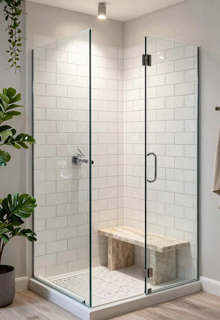 14 Walk In Tile Shower Ideas for a Sleek Open Bathroom 1 14 Walk In Tile Shower Ideas for a Sleek Open Bathroom 1. Subway Tile Elegance 0