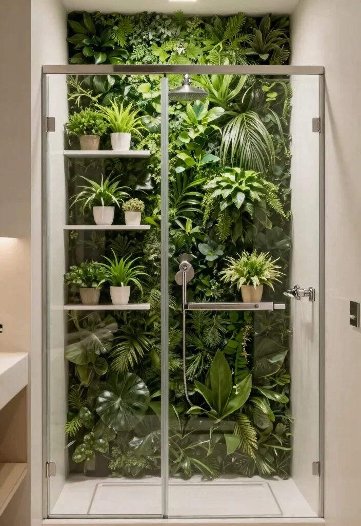 14 Walk In Tile Shower Ideas for a Sleek Open Bathroom 13 14 Walk In Tile Shower Ideas for a Sleek Open Bathroom 13. Greenery and Nature 0