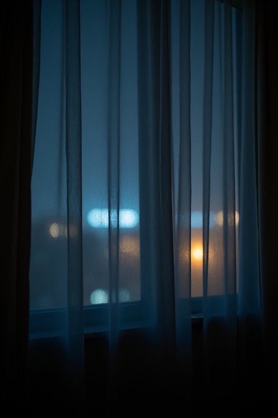 backlit sheer fabric transparency challenges