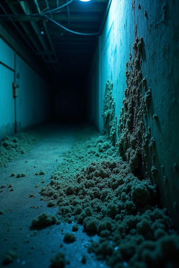 basement mold harms respiration