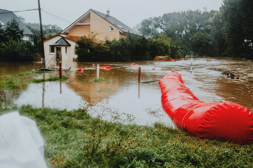basements flood during heavy rain