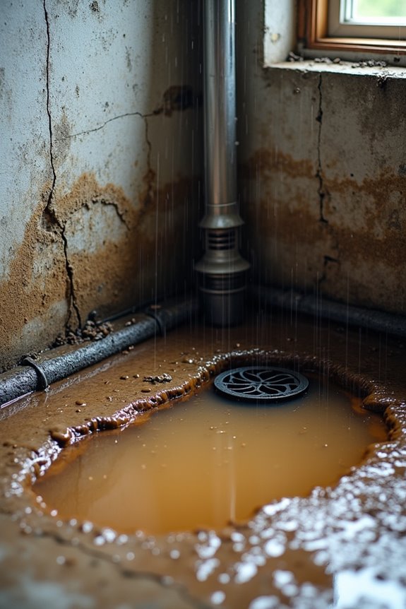 blocked weeping tile causes basement flooding