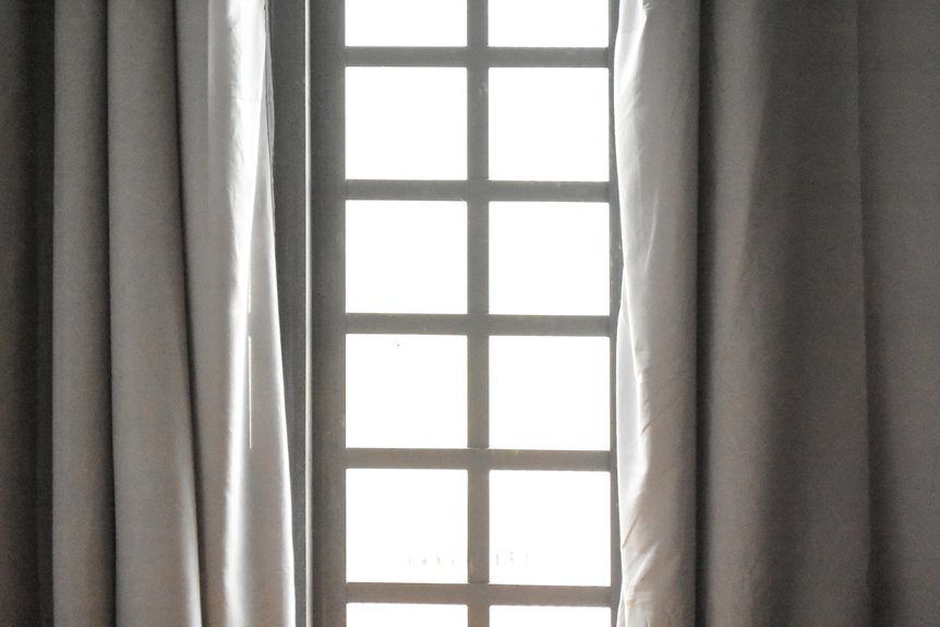 blocking heat with blackout curtains