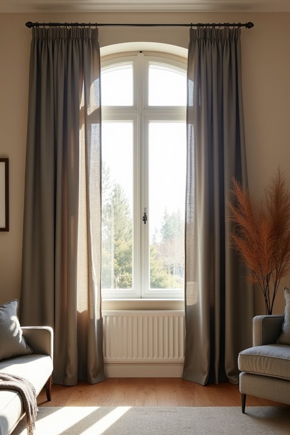charcoal grey warm modern contrast