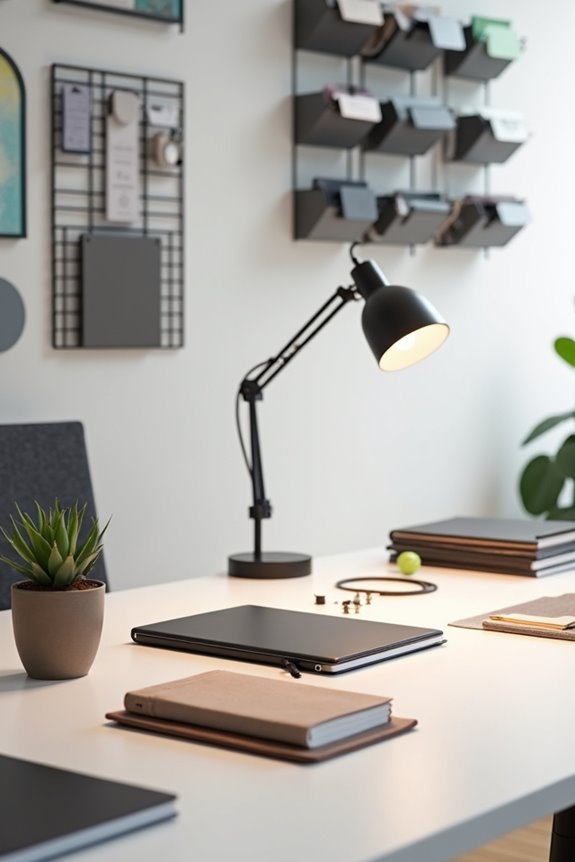 custom stylish desk organization