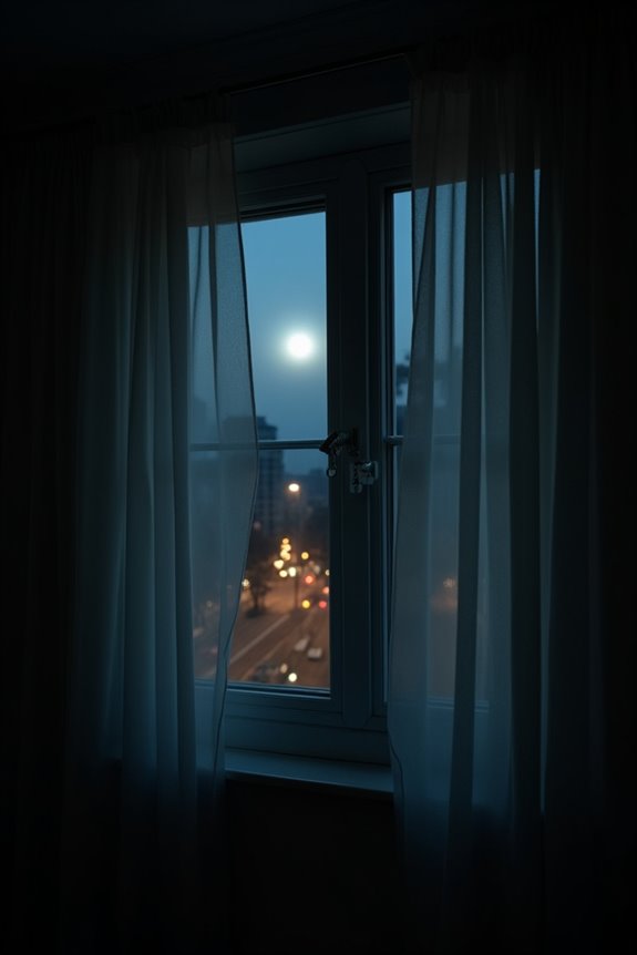 ground level windows invite exposure night