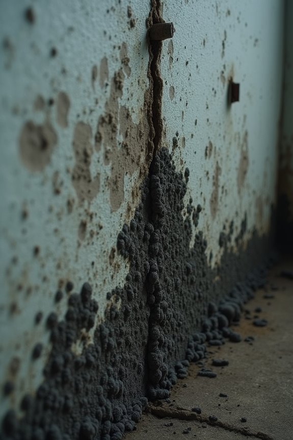 hidden mold weakens structural components gradually
