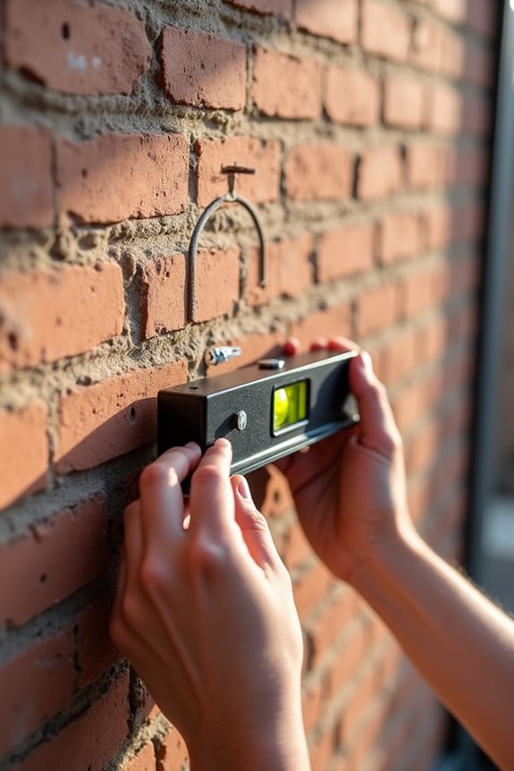 level step back align precisely