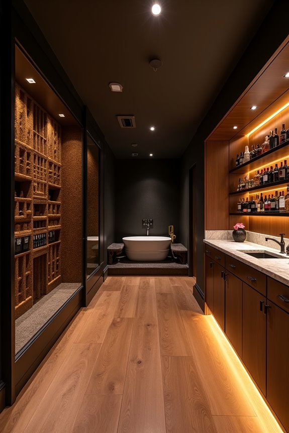 luxury home theater wine cellar spa baths