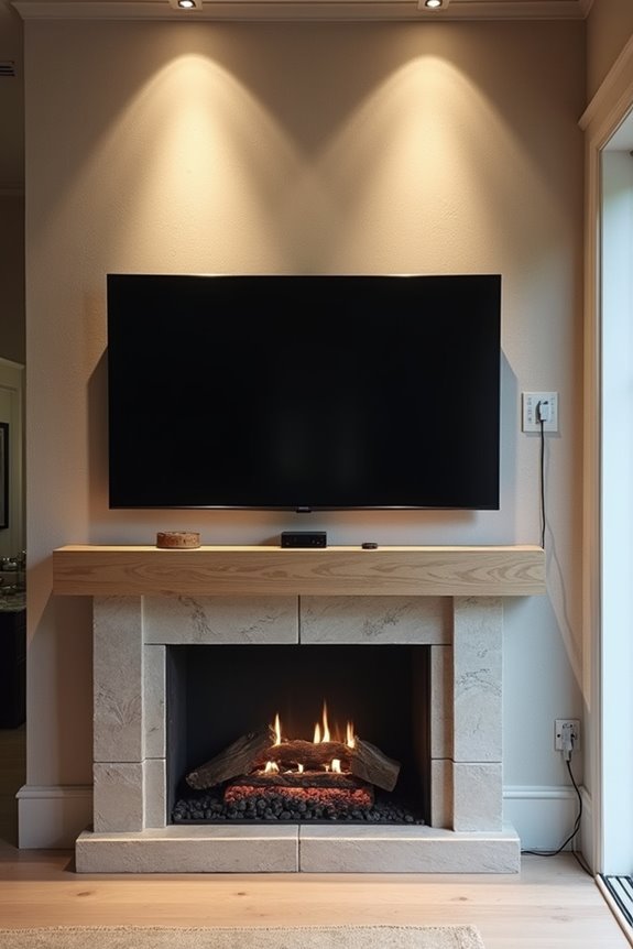 mount wall tv securely level stable